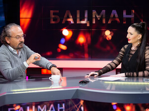 Передчуття війни в Україні, звинувачення в тероризмі, підвішування Саакашвілі та бійка Порошенка. Інтерв'ю Бацман із Шустером. Відео