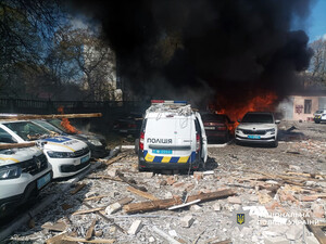 Росіяни вдарили по райвідділу поліції в Чернігівській області. Фото